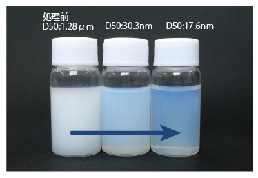 透明になっていく様子