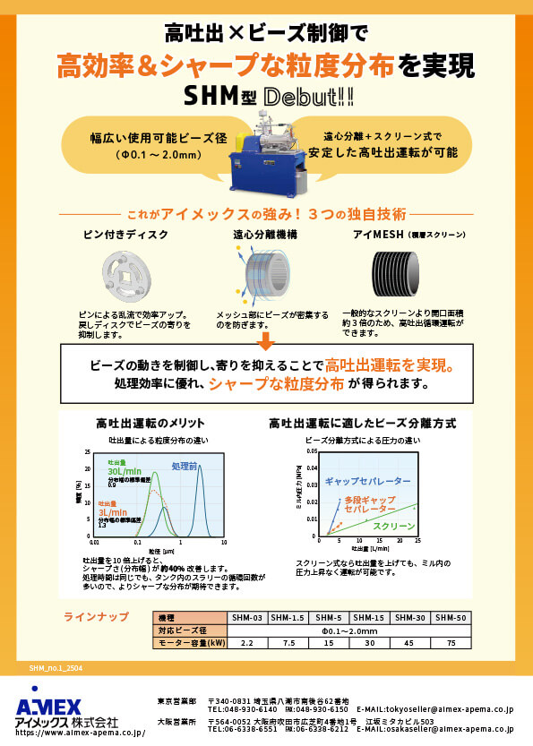 SHM型リーフレット表紙