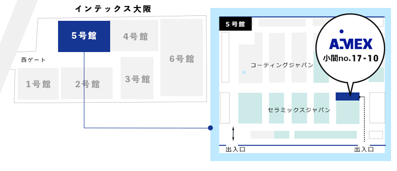 小間位置の図