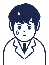 困っている人